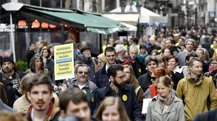 Hundreds Rally In March For Science In Budapest