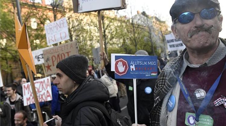 Demo Against Growing Russian Influence In Hungary