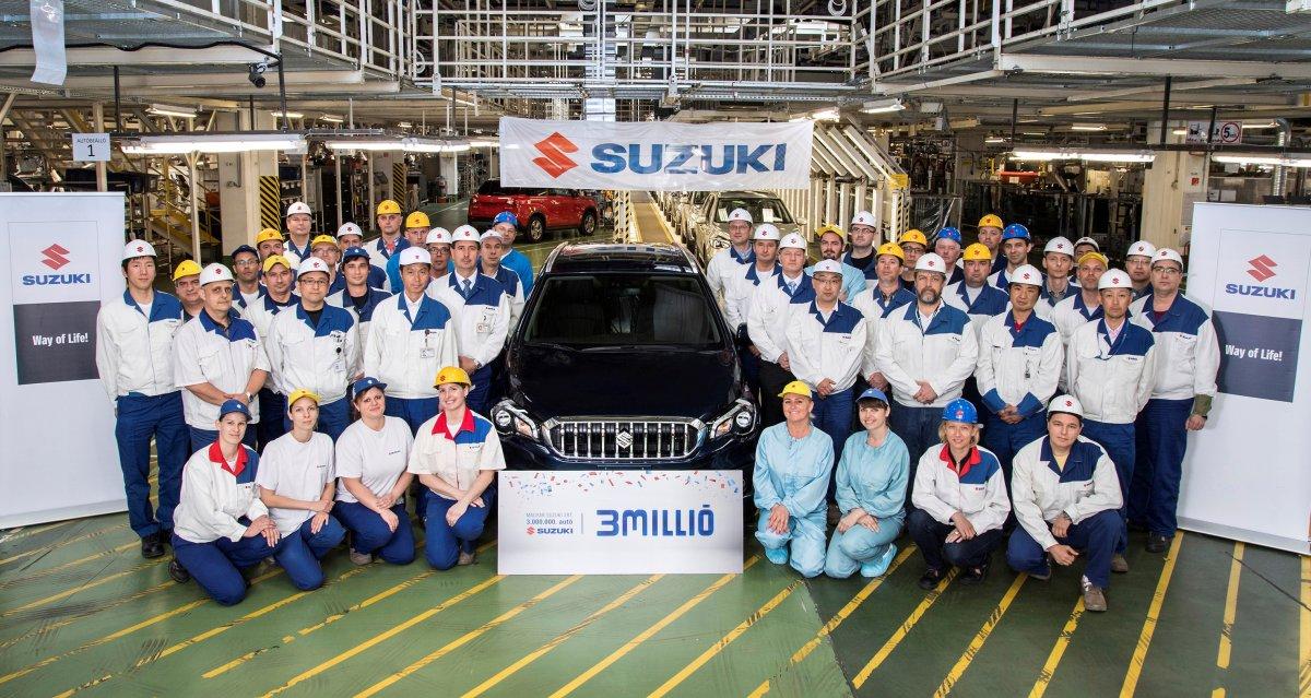 Suzuki Hungary Turns Out 3 Million Cars In 26 Years