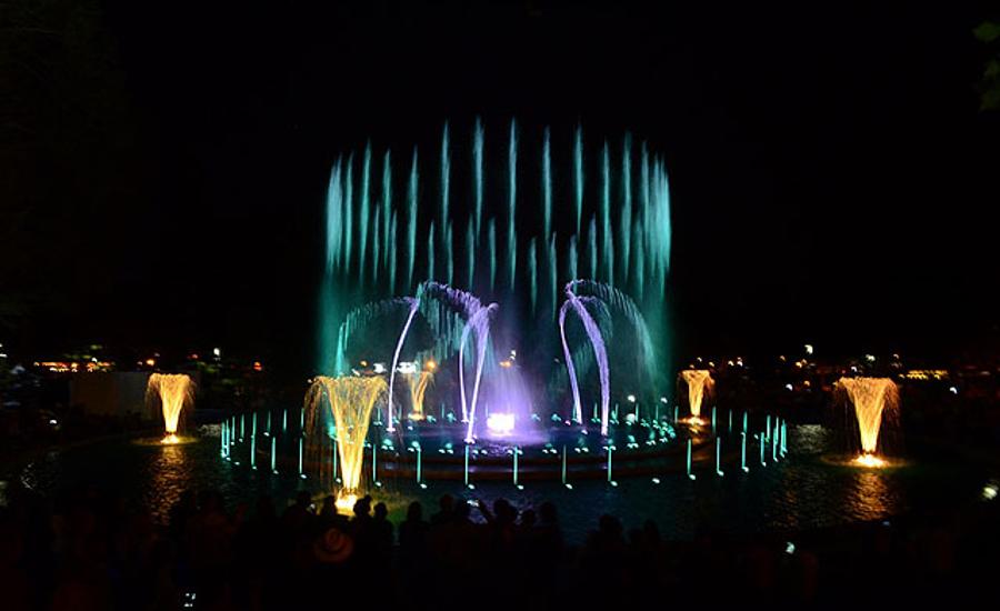 Repertoire of Spectacular Musical Fountain on Margaret Island in Budapest