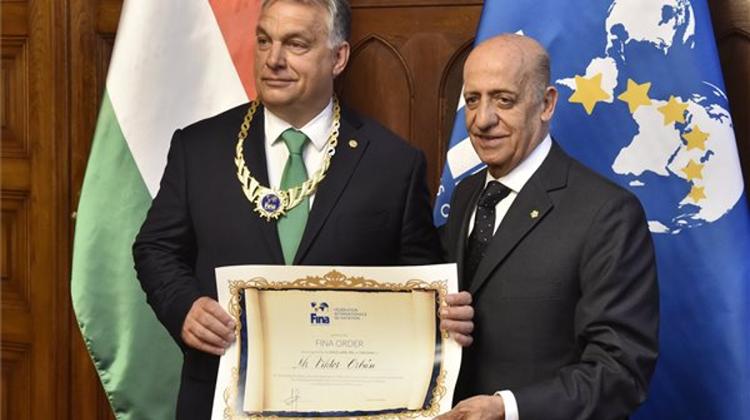 Orbán Awarded FINA’s Highest Honour