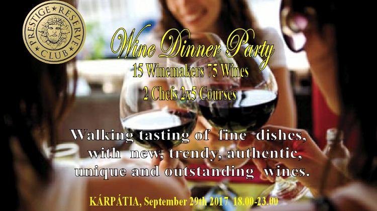 Prestige Reserve Club's 'Wine Dinner Party', Kárpátia Restaurant, 29 September