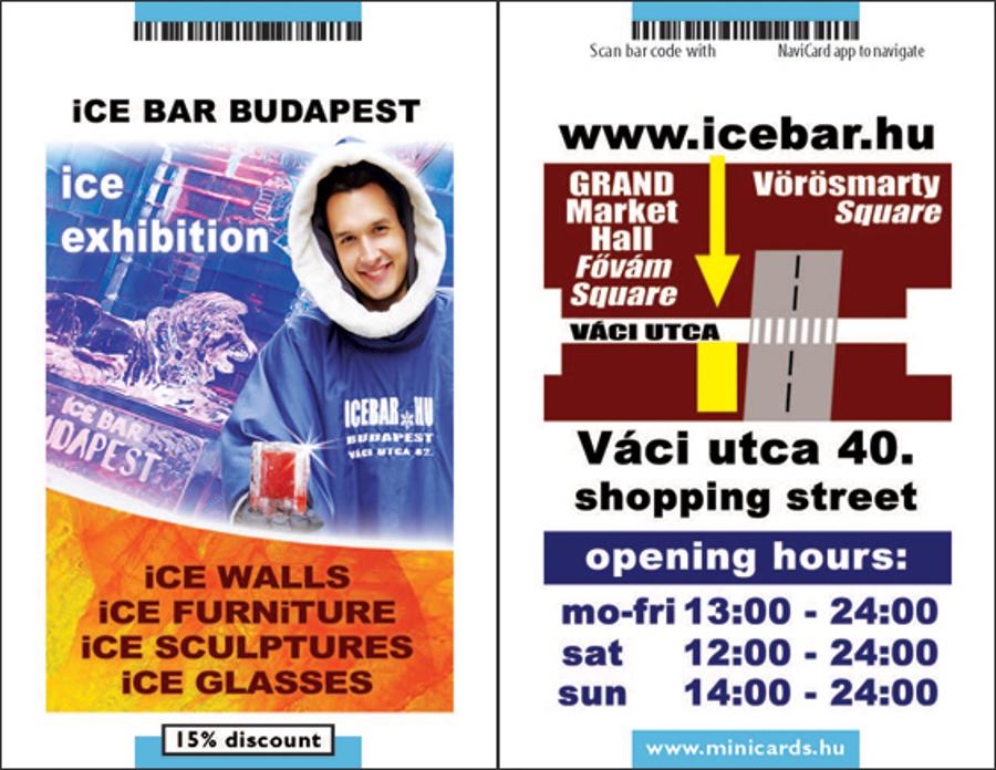 Icebar Budapest -15% Discount With MINICARDS