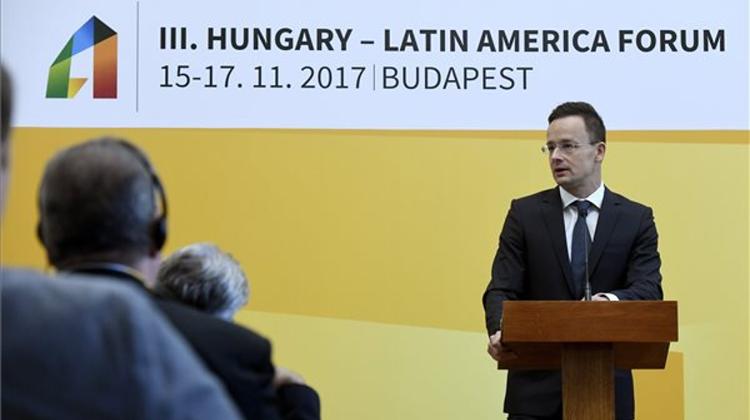 Foreign Minister: Hungary Strives To Build Effective Ties With S America