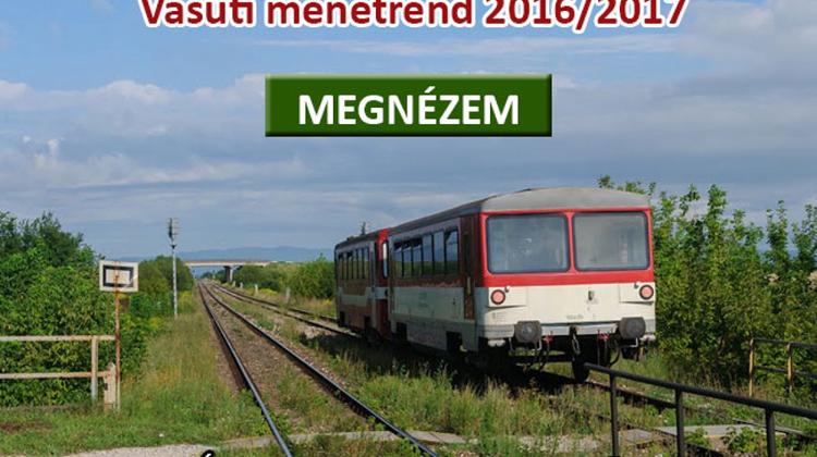 State Railway Company MÁV Stops Printing Timetable